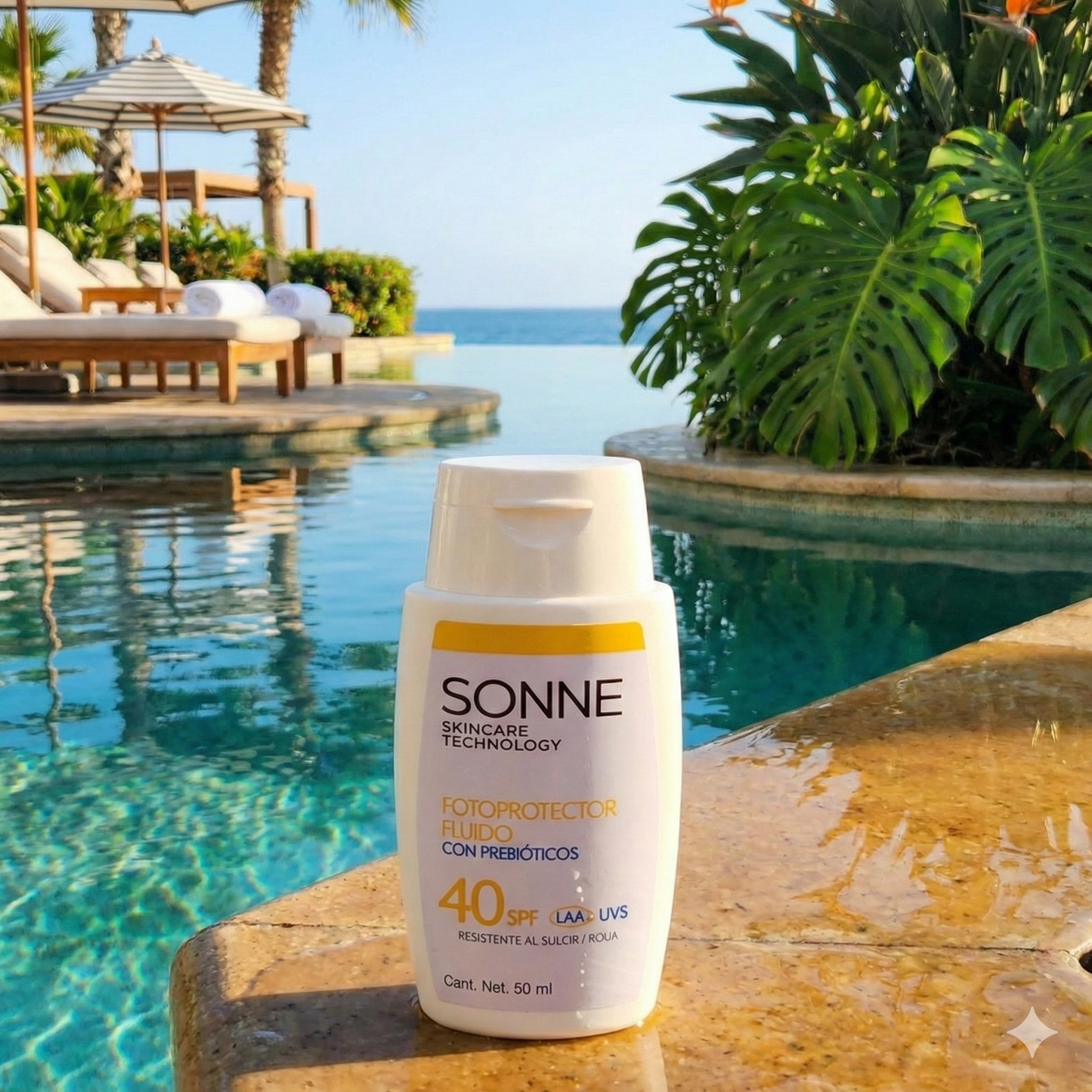 Fotoprotector Fluido Sonne - Protección Solar SPF 40