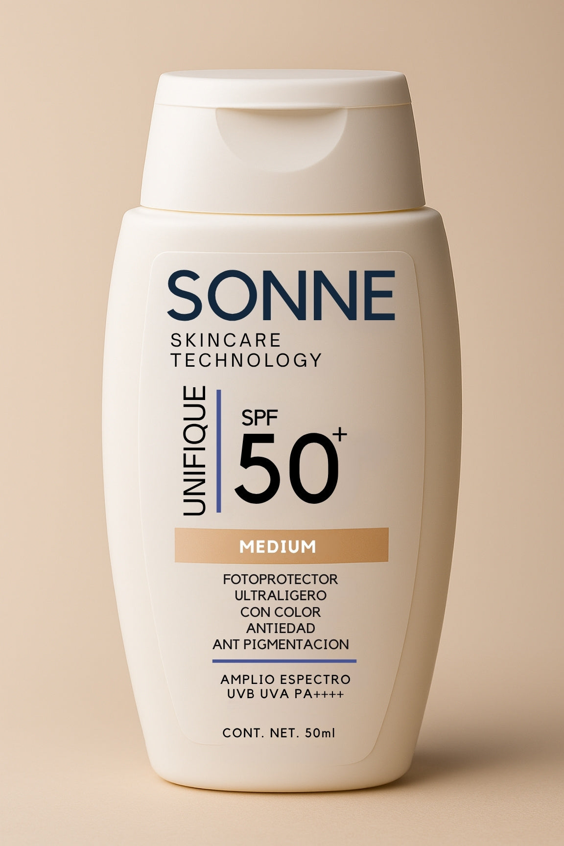 Protector Solar SPF 50+ con Color Inteligente | Efecto Unificador
