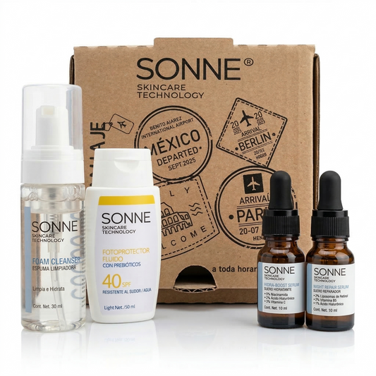 Travel Skincare Set - Complete 4-Step Routine in TSA-Friendly Sizes