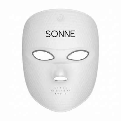 Mascara facial de terapia de luz led ligera 7 colores