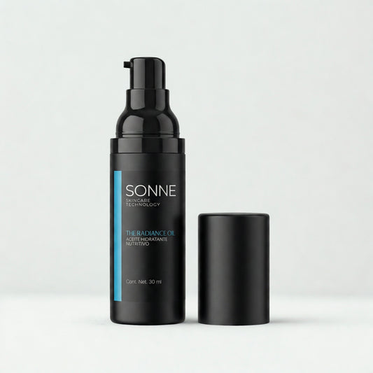Aceite facial nutritivo Radiance Oil de Sonne Skincare con Baobab y Jojoba para piel seca.