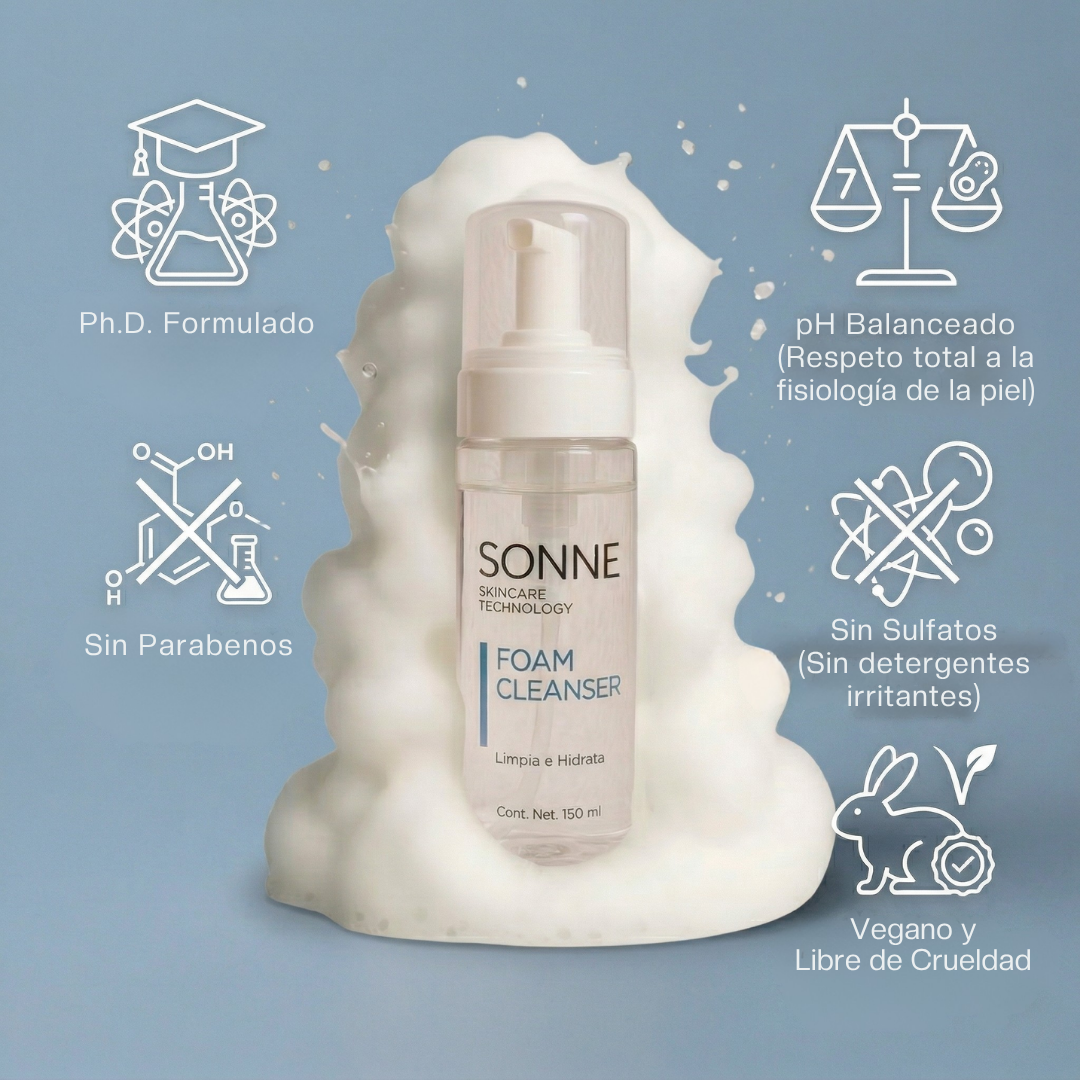 Foam Cleanser: Espuma Limpiadora Facial Radiante | Limpieza Suave